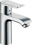 фото Смеситель для раковины hansgrohe metris 100 мм гладкий 5 л/мин 31 084 000