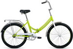 Велосипед Forward VALENCIA 24 1.0 (24'' 1 ск. рост 16'') 2020-2021  зеленый/серый  RBKW1YF41007