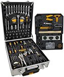 Набор инструментов для авто и дома Deko DKMT187 (187шт.) черно-серебристый набор инструмента для дома sturm 1310 01 ts6