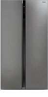 Холодильник Side by Side Ginzzu NFI-5212 темно-серый холодильник maunfeld mff187nfix10 серый