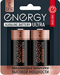 Батарейки алкалиновые Energy Ultra LR14/2B (С), 2 шт. батарейки алкалиновые energy ultra lr03 8b аaа 8 шт