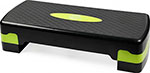 Степ-платформа Lite Weights 2-х уровневая 1815LW 67*27*15см черный/салатовый - фото 1