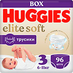 Трусики-подгузники Huggies Elite Soft 3 6-11 кг 96 шт.