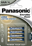 Батарейки  Panasonic LR03 Everyday Power BL4 4шт