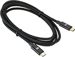 Кабель Digma Power Delivery 100W USB Type-C (m) USB Type-C (m) 1.5м черный кабель usb type c usb hoco x20 1 м