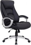 Кресло Brabix ''Grand EX-500'', натуральная кожа, черное, 530861