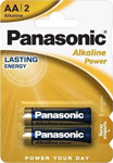 

Батарейки Panasonic щелочные AA Alkiline power в блистере 2шт (LR6REB/2BPR)