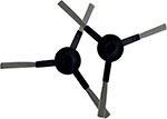 Боковая щетка для робота-пылесоса Viomi V2 max/V2 pro/V3/SE, черный (2 шт.) (40.02.10.00.0405)