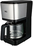 капельная кофеварка bq cm1004 стальной Капельная кофеварка BQ CM2007, черный-стальной