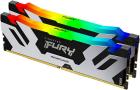 

Оперативная память Kingston DDR5 64GB (2x32GB) 6400MHz FURY Renegade Silver/Black RGB (KF564C32RSAK2-64), Черный/серебристый