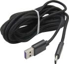 Зарядный-кабель Red Line для геймпада игровой приставки P5 USB - Type-C (3 метра), черный (HS-PS5603A)
