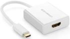 

Адаптер Ugreen 40273 USB-C to HDMI Adapter, белый