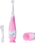 

Звуковая зубная щетка Brush-Baby BabySonic, 0-3 года, розовая, Розовый
