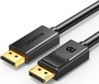

Кабель Ugreen DP102 (10211) DP Male to Male Cable, длина 2 метра, черный
