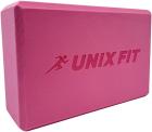 

Блок для йоги и фитнеса Unix Fit (200 г) 23 х 15 х 7 см, 1 шт, розовый (YBU200GPK)