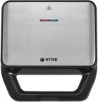 

Вафельница/бутербродница/гриль Vitek VT-2626, 850 Вт, черный/серебристый