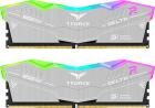 

Оперативная память Team Group DDR5 T-Force Delta RGB ECO 32GB (2x16GB) 6400MHz (FF2D532G6400HC32ADC01) Silver, Серебристый