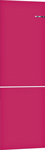 Навесная панель на двухкамерный холодильник Bosch VarioStyle KGN 39 IJ 3 AR со сменной панелью Цвет: Малиновый навесная панель на двухкамерный холодильник bosch variostyle kgn 39 ij 3 ar со сменной панелью розовый пудровый