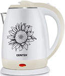 Чайник электрический Centek CT-1026 BEIGE чайник электрический centek ct 1026 beige 1 8 л белый
