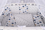 

Комплект в кроватку Amarobaby КОСМОС белый 15 предметов