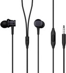 Вставные наушники Xiaomi Mi In-Ear Headphones Basic Black HSEJ03JY (ZBW4354TY) вставные наушники fiio fa7s silver