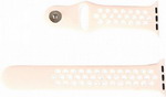 Ремешок для смарт-часов mObility для Apple watch - 42-44 mm, розовый, Дизайн 1 УТ000018906 ремешок из натуральной кожи для apple watch 42 44 45 мм igrape розовый