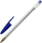Ручка шариковая Staff Basic Budget BP-04, синяя, комплект 50 штук (880779) ручка шариковая brauberg bomb синяя комплект 12 штук узел 0 7 мм 880098