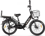 Велосипед Green City e-ALFA Fat черный-2160  022302-2160