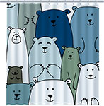 Шторка для ванной Fixsen BEAR (FX-2503)
