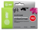 Картридж струйный Cactus CS-PFI102M PFI-102M пурпурный (130мл) для Canon IP iPF500/iPF600/iPF700/M FP M40/iPF765/LP17/LP24