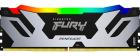 

Оперативная память Kingston DDR5 16GB 7600MHz FURY Renegade RGB (KF576C38RSA-16), Черный/серебристый