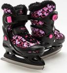 

Коньки детские раздвижные TechTeam Arctic GIRL, р.38-41 (L) 2023, Черный/розовый
