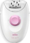 Эпилятор Braun S1 SE 1-000, белый/розовый, 5316