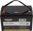 

Литиевый тяговый аккумулятор Gelbert LiFePO4, 12V/150Ah/150А/1800Wh (6-EVF-150) Bluetooth, Черный