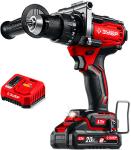 Дрель-шуруповерт ударная бесщеточная Зубр 20 В 165 Нм 1 АКБ LMS 2 Ач ДБУ-165-21 12620₽