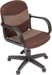 фото Офисное кресло tetchair baggi (ткань коричневый/бежевый 08/12)