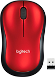 Мышь Logitech Wireless Mouse M 185, Red (910-002240) беспроводная мышь apple magic mouse 3 mmmq3zm a черная еас