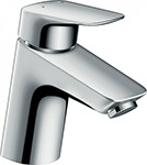 фото Смеситель для раковины hansgrohe logis 67 мм гладкий 71 071 000