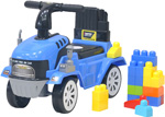 Детская каталка Everflo Builder truck ЕС-917 blue c кубиками
