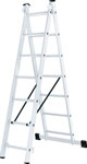 Лестница Сибртех Лестница, 2x7 ступеней, алюминиевая, двухсекционная лестница сибртех лестница 2x7 ступеней алюминиевая двухсекционная