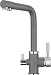 Кухонный смеситель Granula GR-2015 с краном для питьевой воды графит кухонный смеситель granula gr 2088 невысокий с краном для питьевой воды арктик