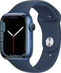 фото Умные часы apple watch series 7 gps (mkn83ru/a) 45mm midnight aluminium midnight sport band