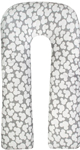 Подушка для беременных Amarobaby U-образная 340х35 (Мышонок вид серый) подушка для беременных amarobaby u образная 340х35 дамаск серый
