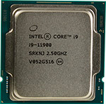 Центральный процессор Intel Настольные Core i9 i9-11900 2500 МГц Cores 8 16Мб Socket LGA1200 65 Вт GPU UHD 750 BOX BX8070811900S