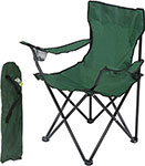 Кресло складное Ecos с подлокотниками и подстаканниками DW-2009H зеленое кресло полиэстер seasons марсель camaro99 зеленое 85x73x77 см
