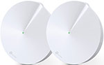 Домашняя Mesh Wi-Fi система TP-LINK Deco M5(2-PACK), AC1300 белая wi fi усилитель tp link deco x55 2 pack