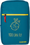 Рюкзак для ручной клади и ноутбука Canyon 15,6 CSZ-03 Темный аквамарин/Лимонный CNS-CSZ03DGN01