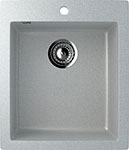 Кухонная мойка Ulgran U-404/серый (U-404-310) скатерть brooklin мрамор квадратная 100x160 см серый
