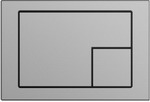 фото Клавиша смыва cersanit corner для link pro/vector/link/hi-tec пластик хром матовый (64107)