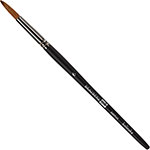 кисть синтетика 16 овальная альбатрос студио длинная ручка Кисть художественная профессиональная Brauberg ART CLASSIC №30 щетина, овальная, длинная ручка (200935)
